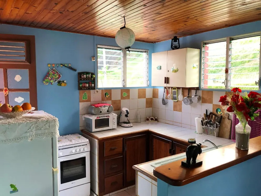 House with 2 Bedrooms in Le François, with Wonderful Sea View, Furnished Garden And Wifi - 6 Km From the Beach