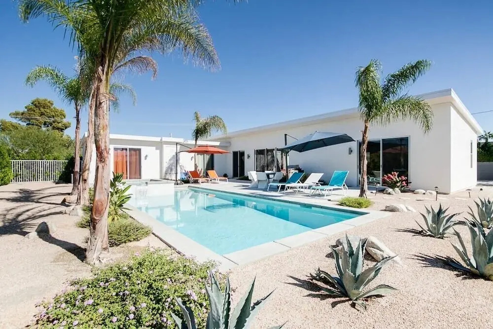 3BR 2BA Modern Beauty With Pool and Hot Tub by RedAwning