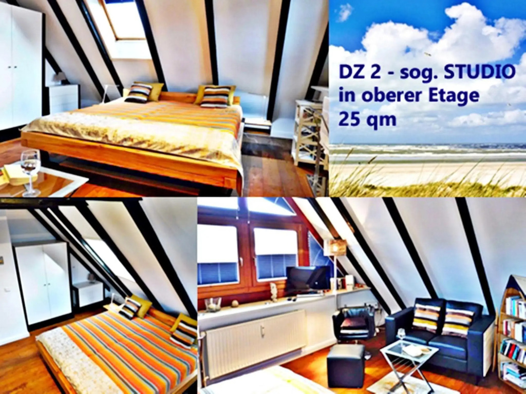 4-Zimmer-Ferienwohnung Deichwiese in Westerland / 3 Schlafzimmer / Garten / 2 - 5 Pers