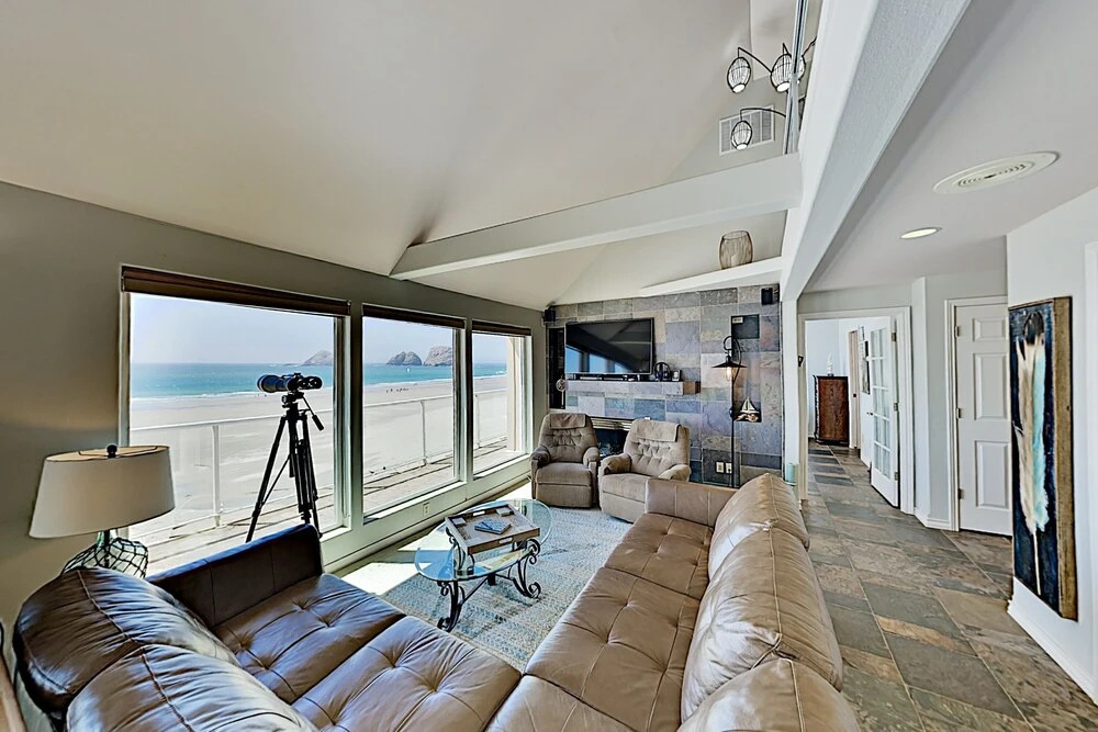 Spectacular Oceanfront Chateau Steps To Beach 3 Bedroom Home