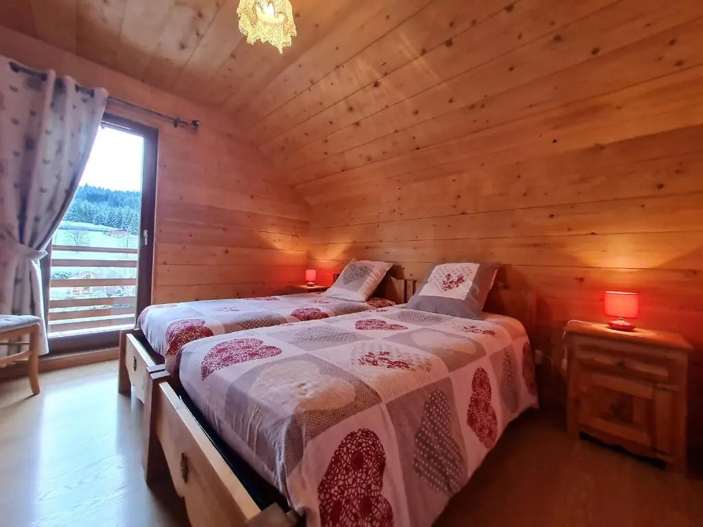 Chalet chaleureux face aux pistes, proche Gérardmer, idéal pour famille, balcon et terrasse - FR-1-589-182