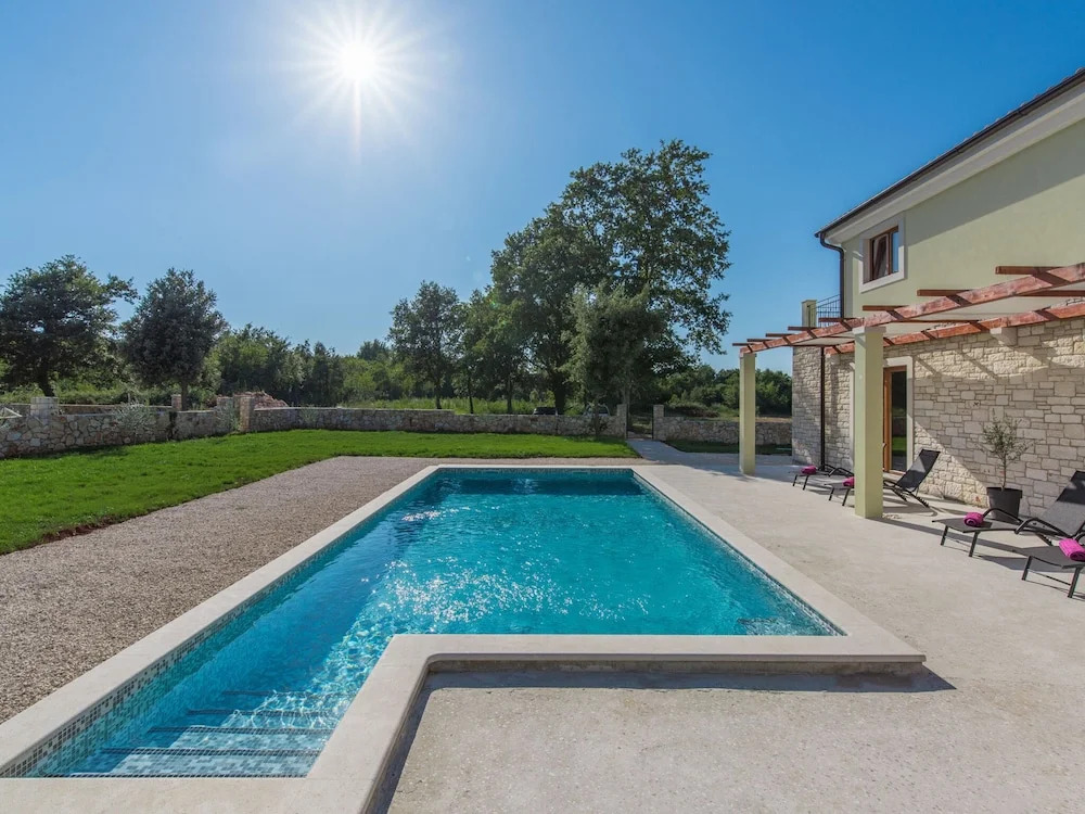 Newly Built Villa in a Secluded Location With a Pool for 8-10 People
