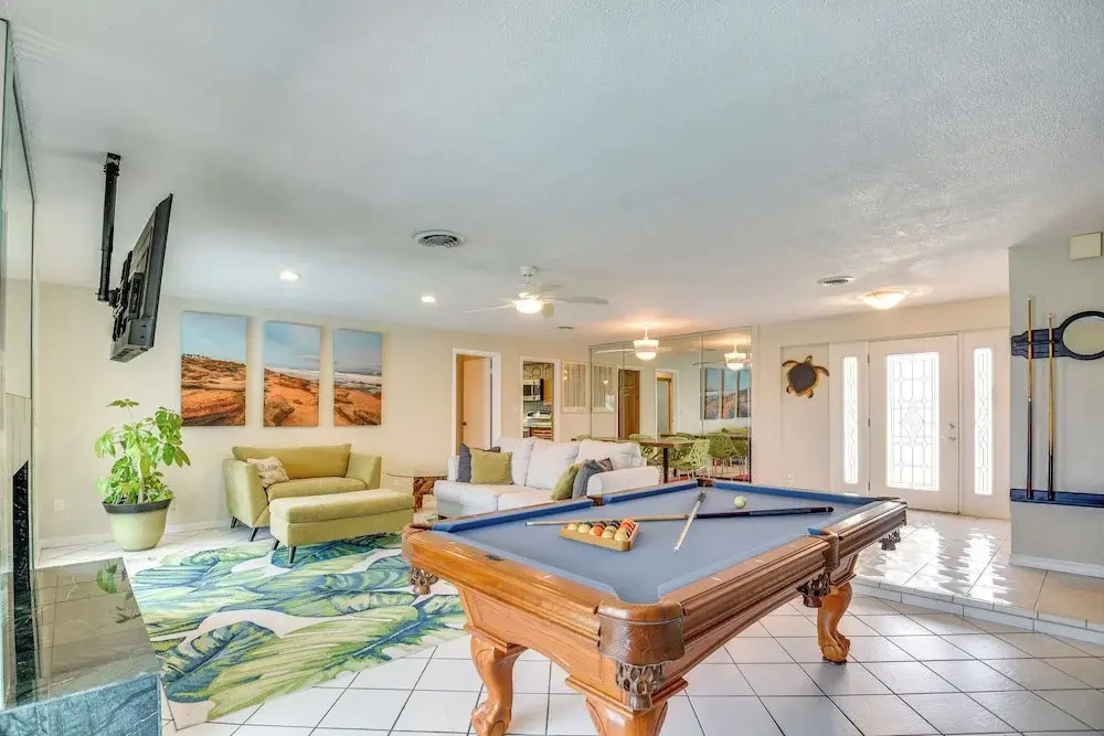 Sunny South Daytona Home w/ Pool & Grill!