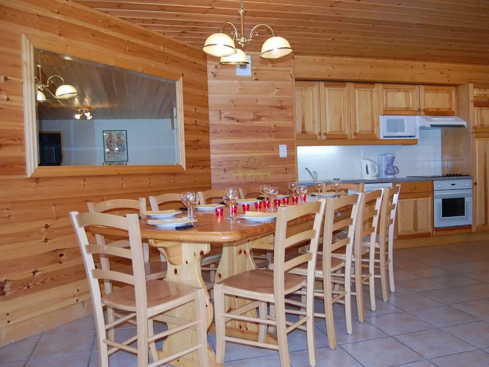 10-pers. Holiday Home With Sauna Near Center of Champagny