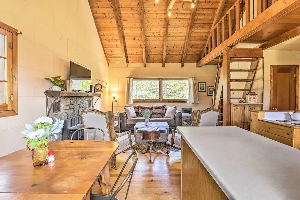 Walk to Grand Lake: Historic Dtwn Cabin!