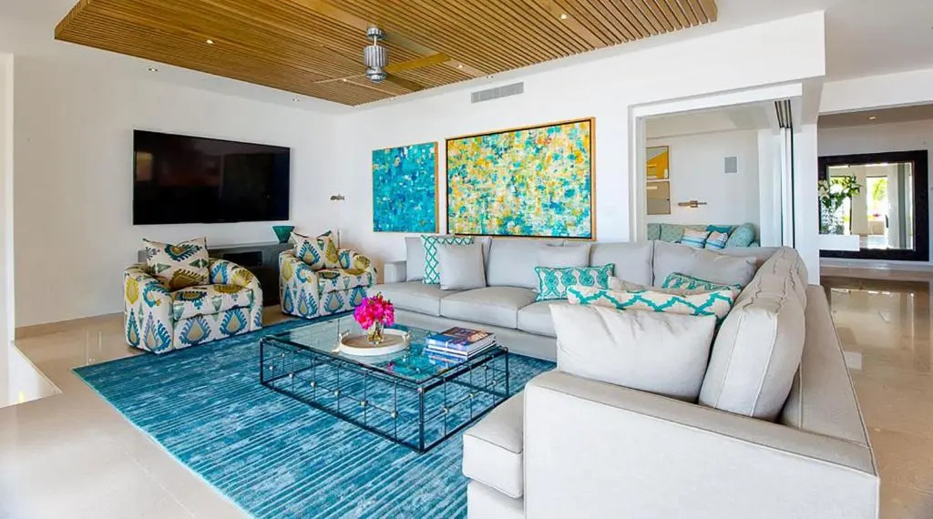 Spectacular 3-Story Beachfront Villa with a Huge Pool Patio