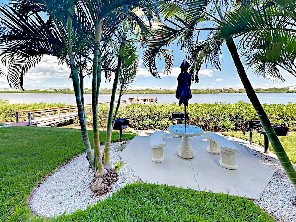 Spot Dolphins from a Private Deck by RedAwning