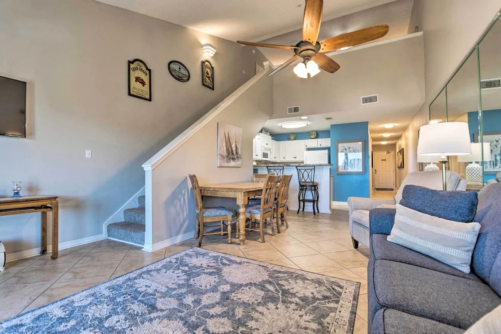Steps to Sand! Miramar Unit w/ Pool, Tennis & More