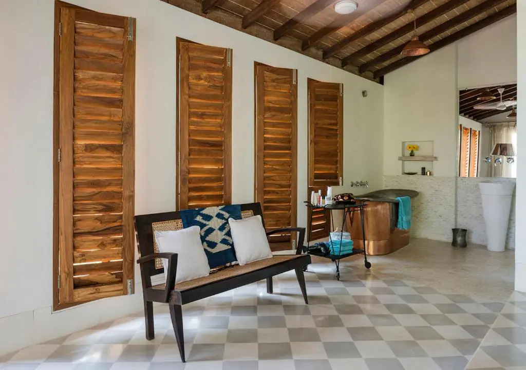 SaffronStays Stella Maris Beach House - 5BR pet-friendly beachfront estate with yoga pavilion, luxury tents & private Redi Beach access