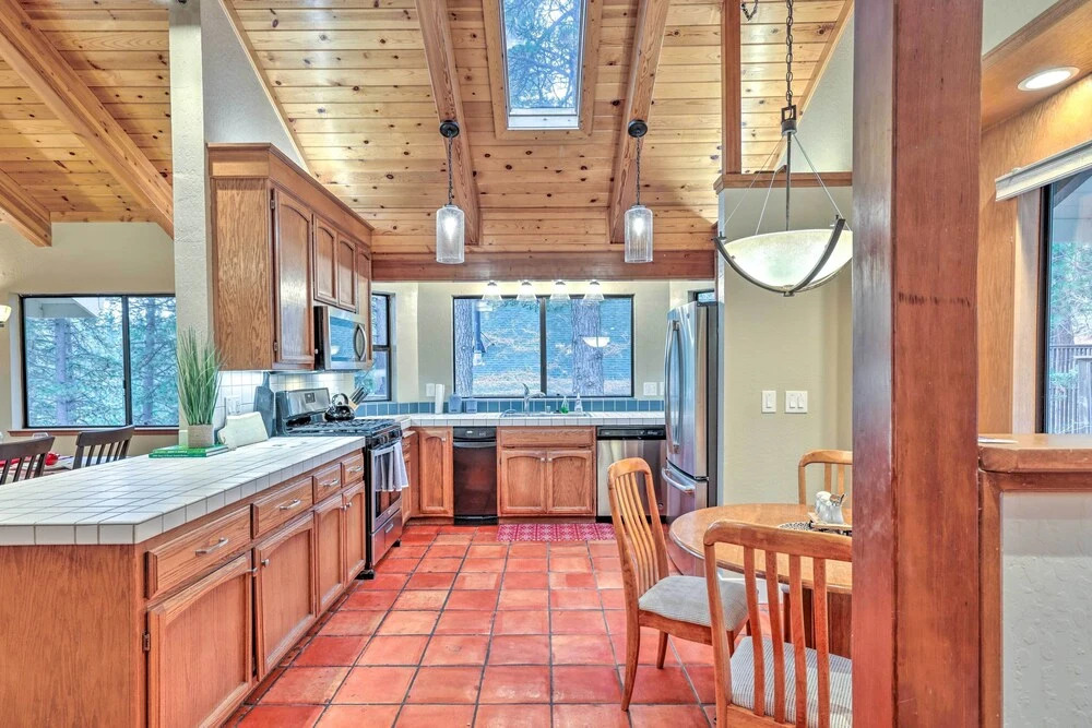 Deck & Views: Pet-friendly Starry Pines Cabin