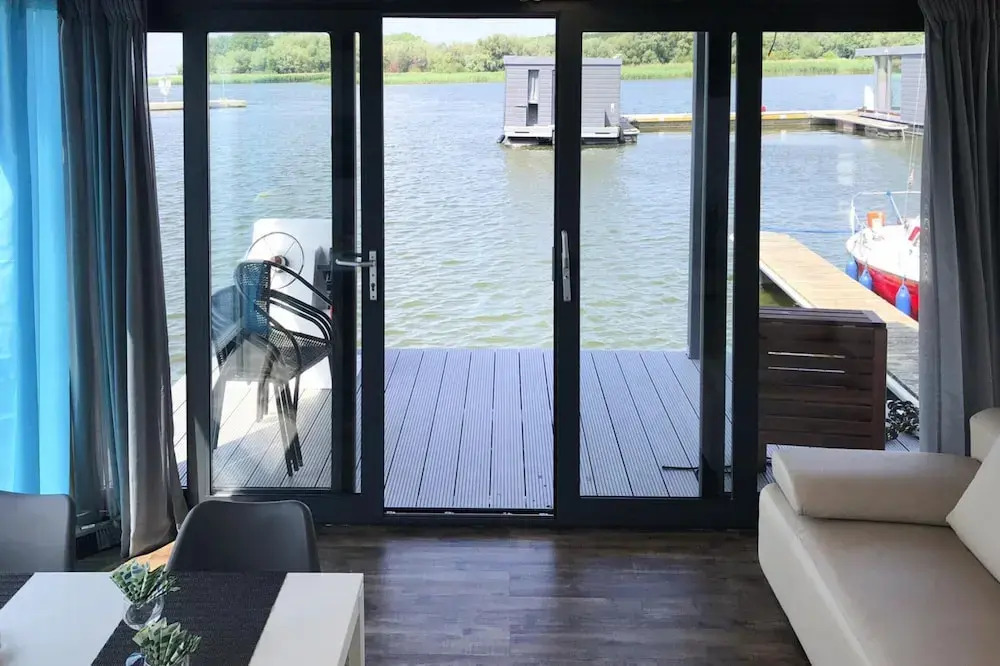 House on Water in Dziwnow Near Clean Beach