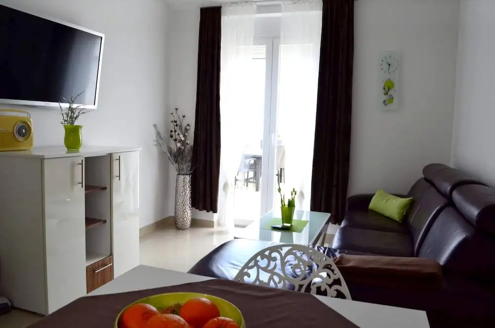 Apartment with 2 Bedrooms in Vir, with Wonderful Sea View, Private Pool, Furnished Balcony - 5 M From the Beach