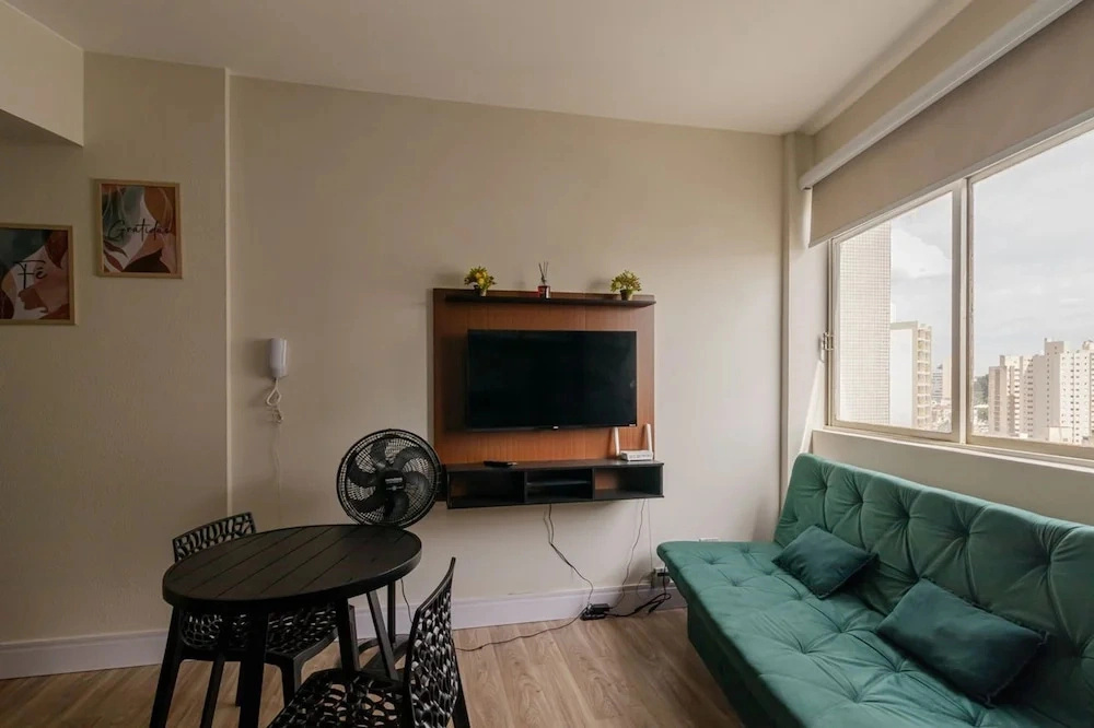 Studio com Garagem e Wi-fi no Centro de Campinas