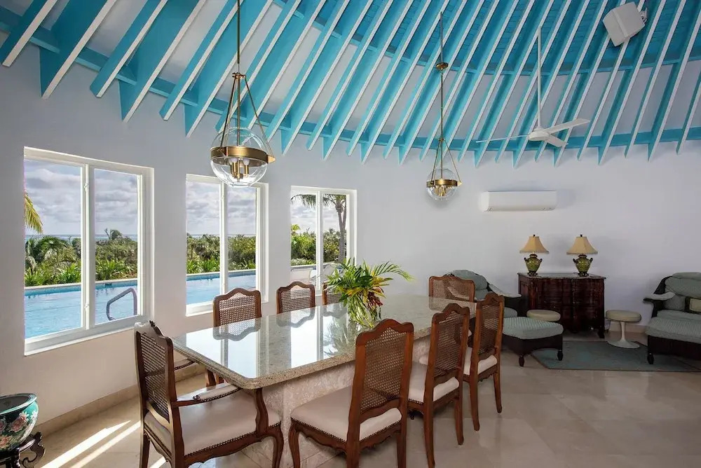 Exquisite Retreat: Contemporary Estate On Pink Sand Beach