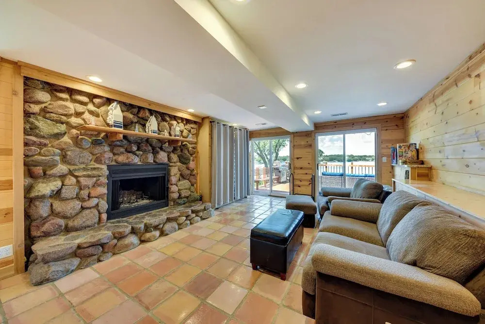 Waterfront Fox Lake Vacation Rental w/ Fire Pit!