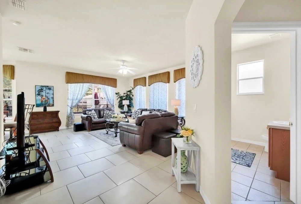 Amazing 5 Bd 4Bt W/ Pvt. Pool & Spa Near Disney 5 Bedroom Villa By Redawning