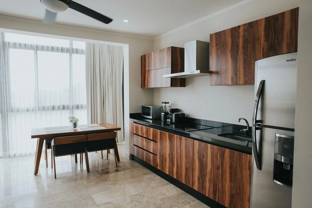 Spacious 2 BR Aldea Zama Private Pool Movie Cinema Gym