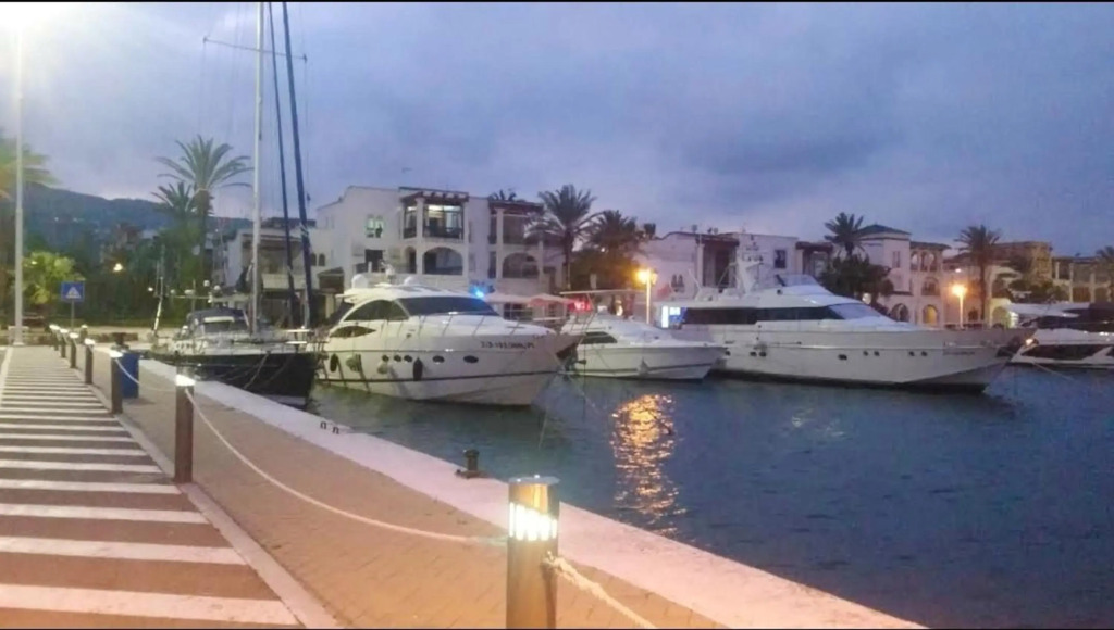 2 bedrooms appartement at Marina Smir 500 m away from the beach with sea view shared pool and furnished terrace