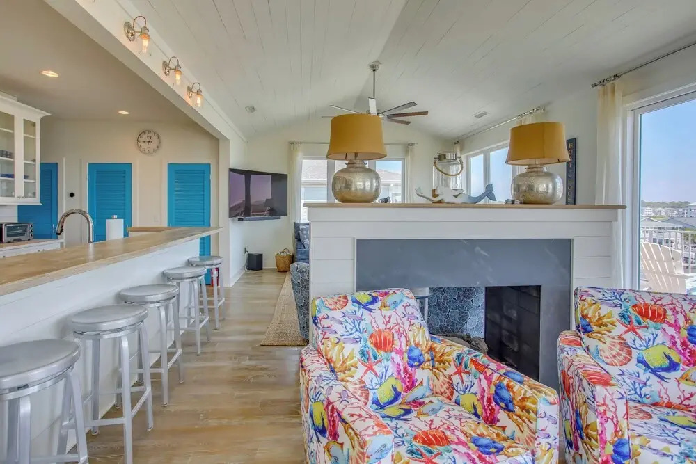 Holden Beach House w/ Boat Dock: Steps to Beach!