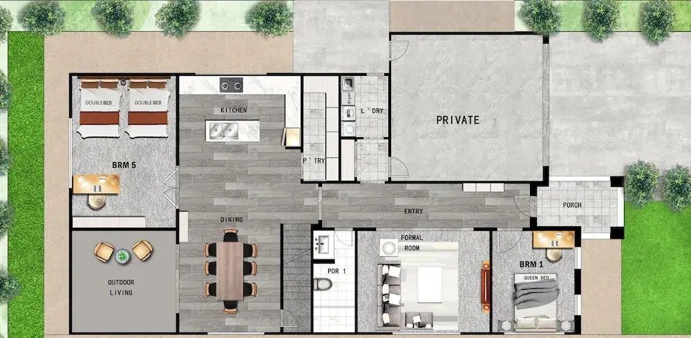 Modern 6BRM House Big Group at Pakenham