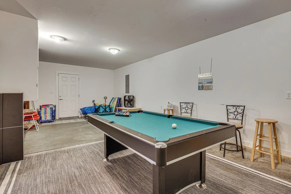Deck & Games! Pet-friendly Oak Island Home