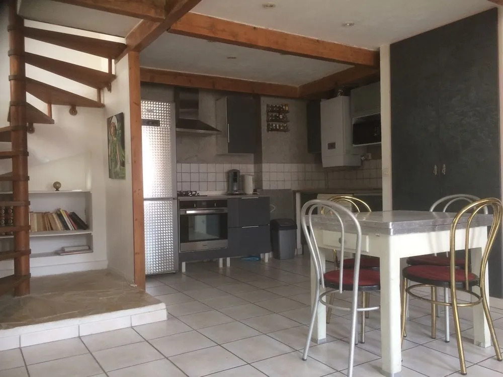 Bright 50sqm Duplex Apartment With One Room In The Center Of Nice, Wit
