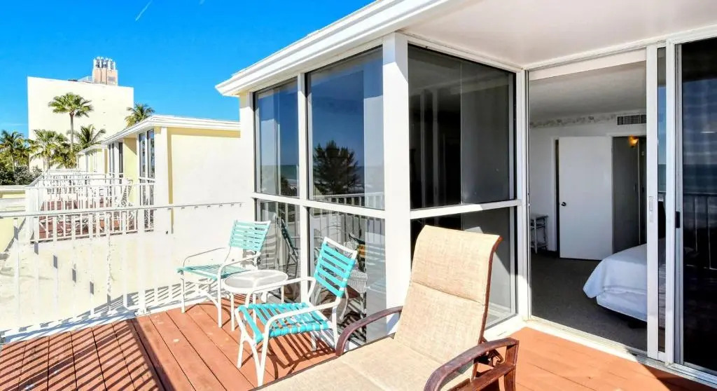 LaPlaya 206C Gorgeous vistas of the Gulf from this light and bright end unit with private access to the beach