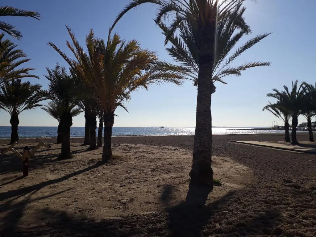 2 bedroom's flat on the beach, City center, 1 line