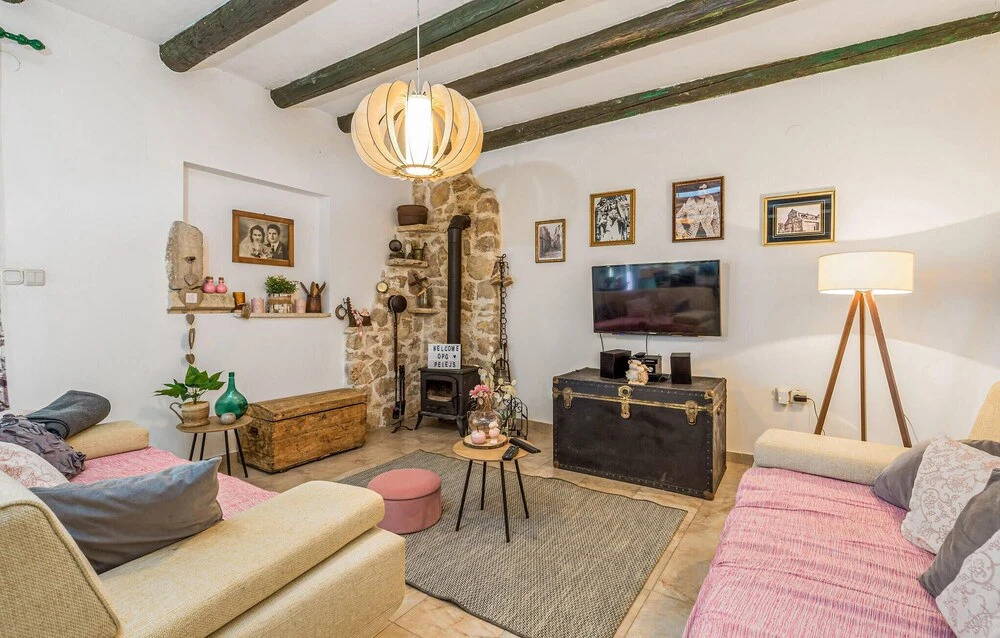 Stunning Home in Kosljun With Outdoor Swimming Pool, Wifi and 3 Bedrooms