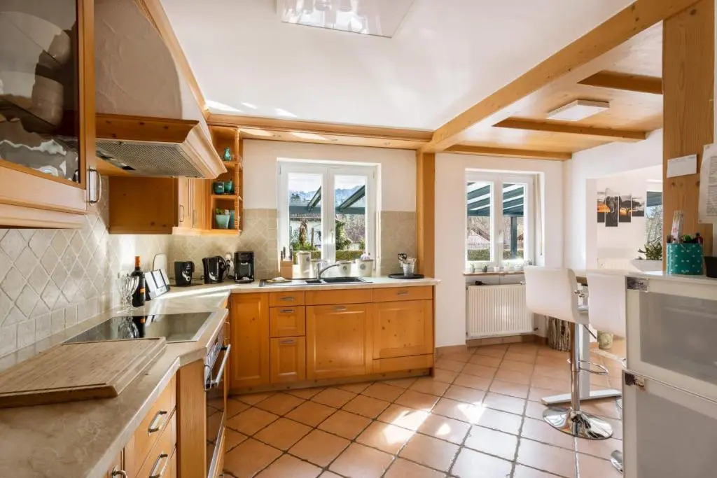 Kaminwohnung mit 24qm Südterrasse Nähe Zugspitze / Eibsee