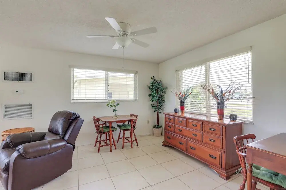 Sunny Port St Lucie Home: Lanai & Golf Course View