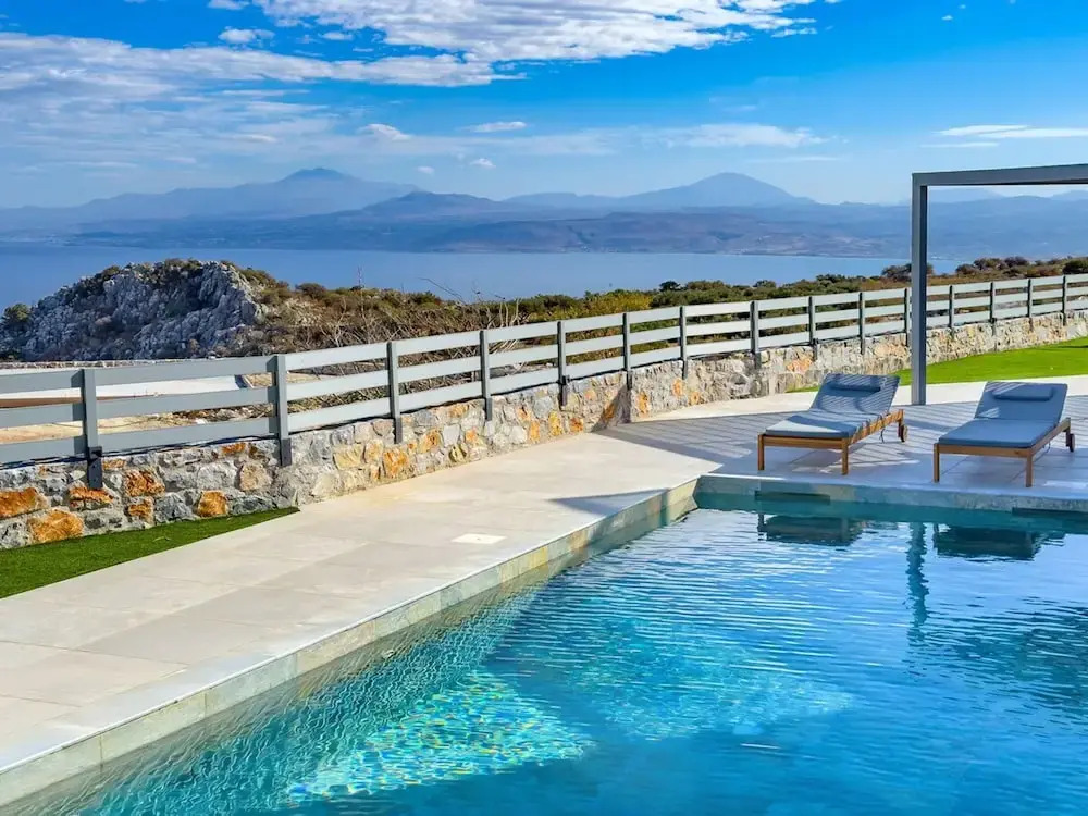 Giannas Panoramic Seaview Twin Villas with pool 2