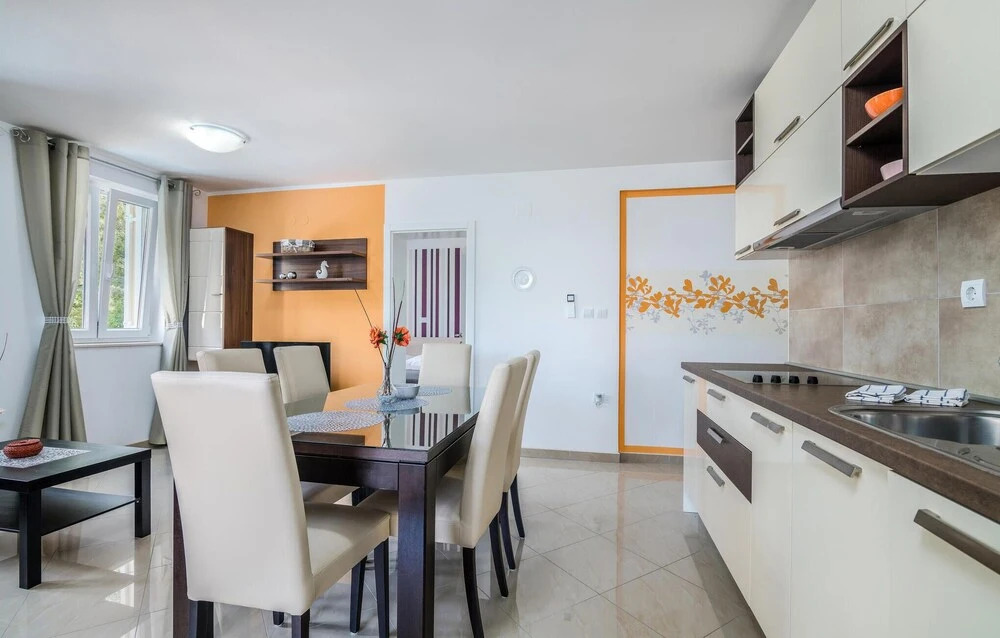Stunning Apartment in Baska With Outdoor Swimming Pool, Wifi and 2 Bedrooms