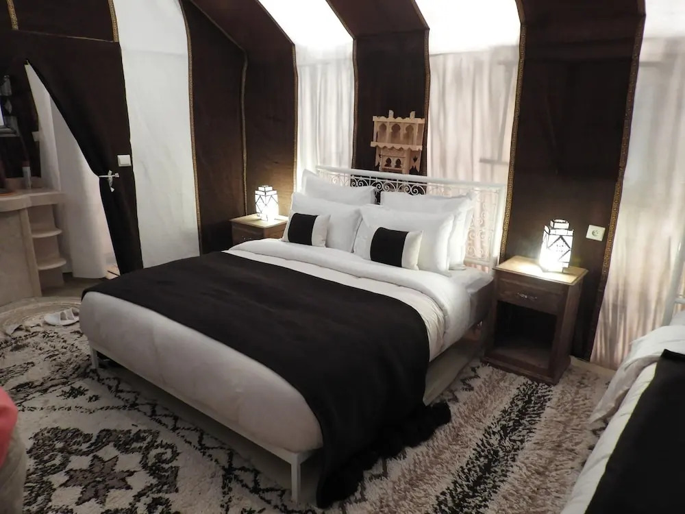 Sleeping in a Luxury tent in Merzouga desert