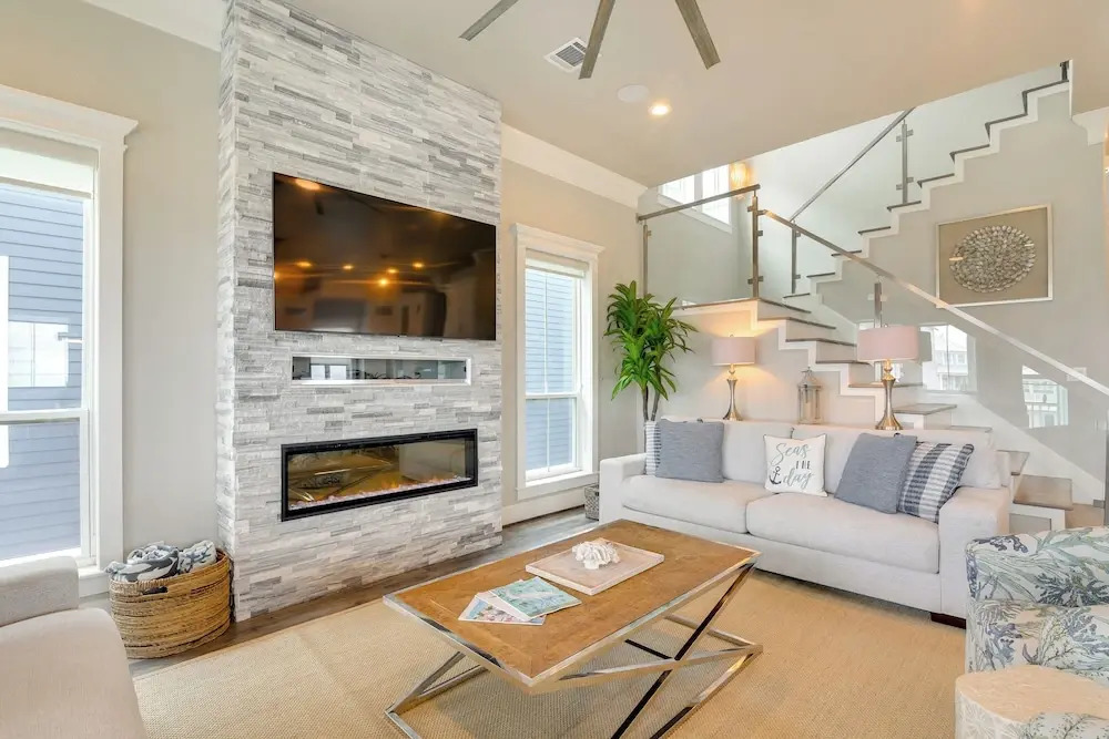 Walk to Galveston Beach: Family Gem w/ Balconies!