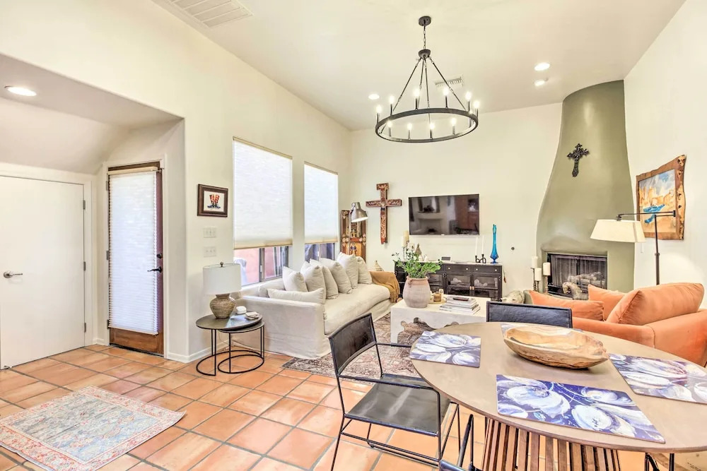Sunny Adobe Retreat w/ Hot Tub & Mtn Views!