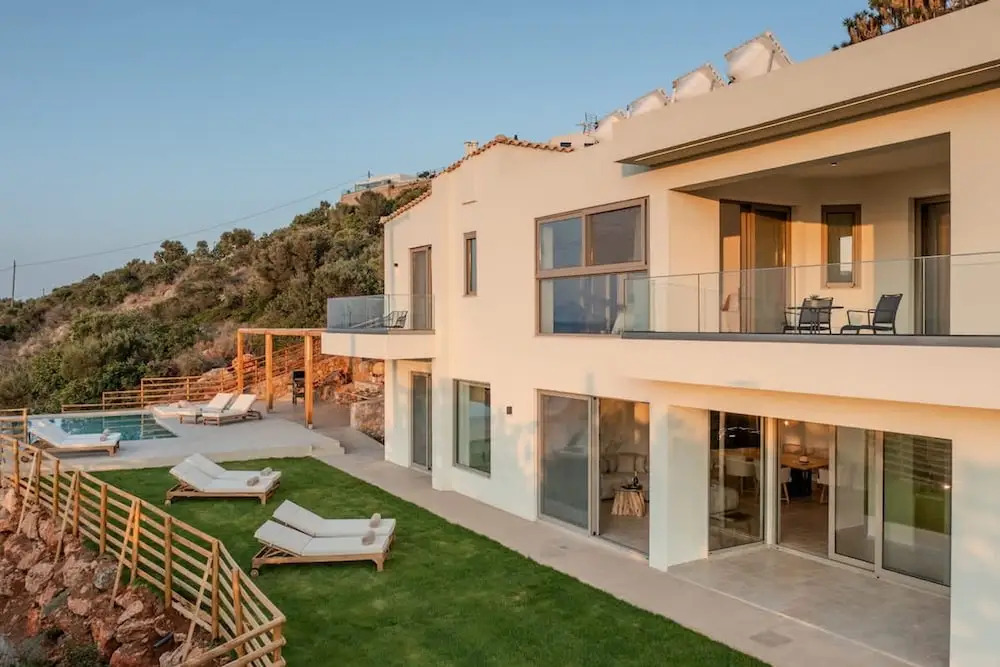 Malia Vista Villa with Panoramic Sea View and Private Pool