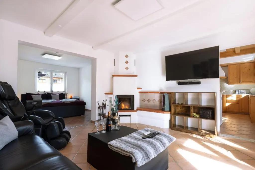 Kaminwohnung mit 24qm Südterrasse Nähe Zugspitze / Eibsee