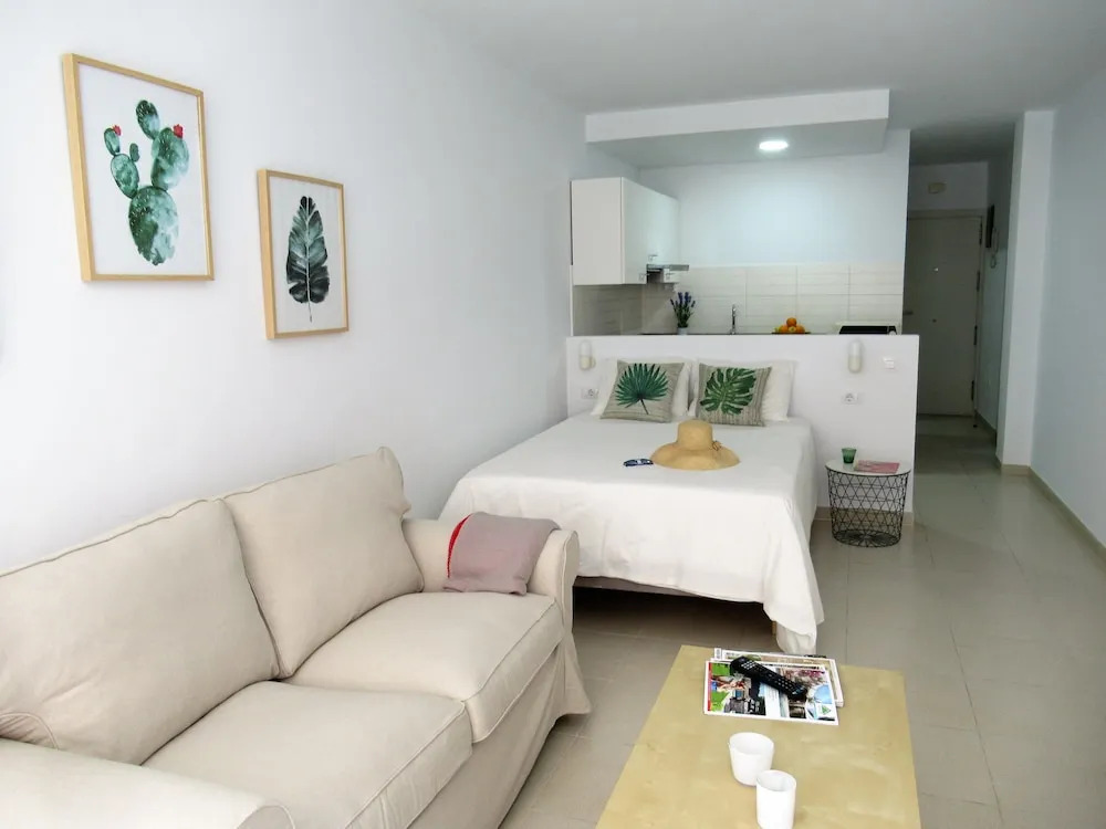 Apartamento Canteras vista mar lateral
