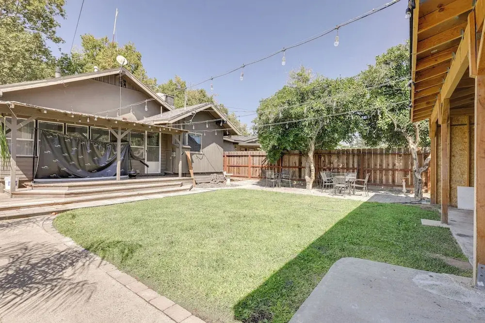 Sunny Turlock Cottage: Walk to Downtown!