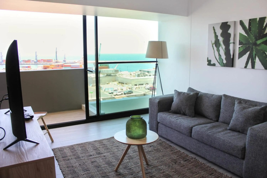 PRECIOSO depto Nuevo 1D1B con Terraza vista al Mar Servicio HOM