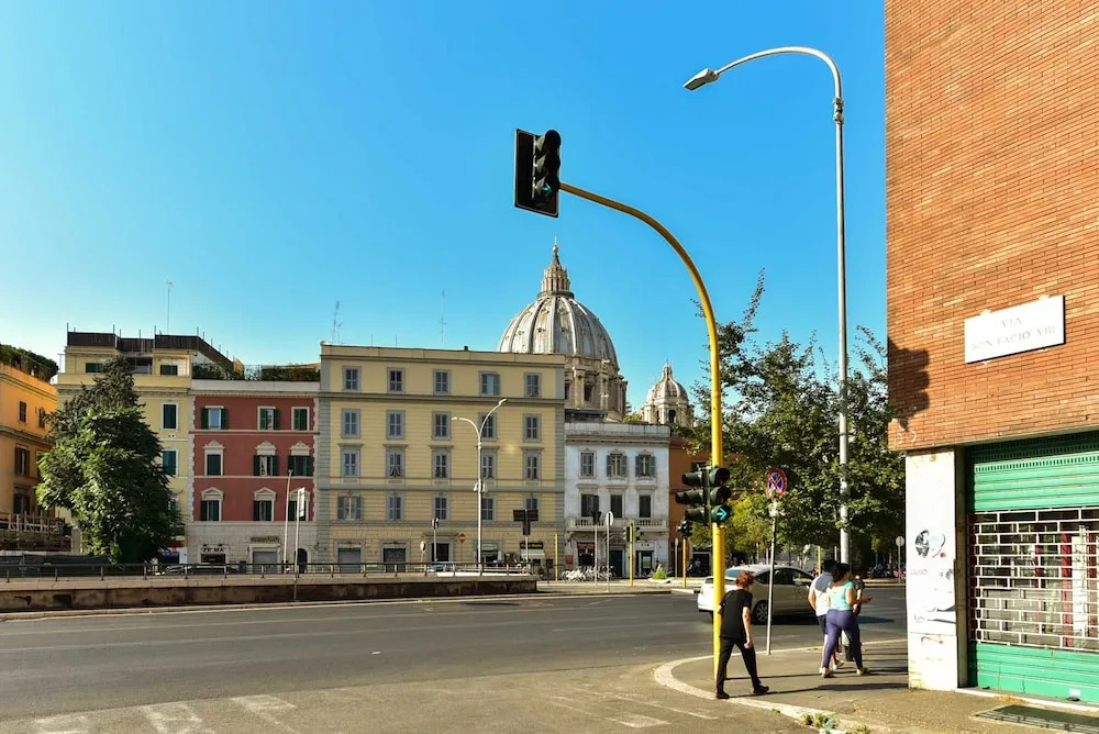 Red & White Vatican Apartment