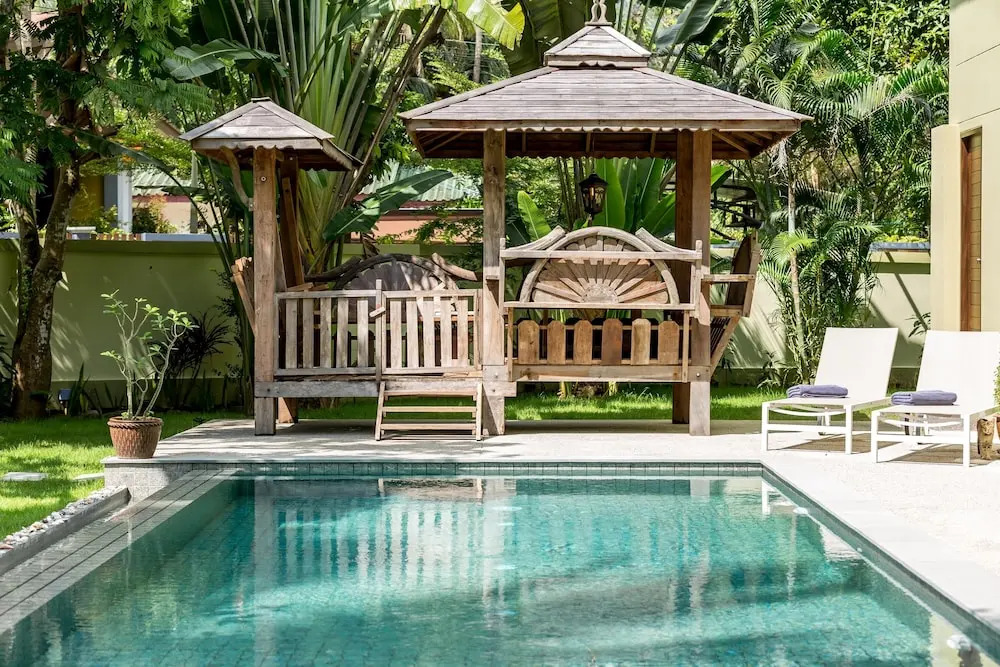 Superb Family Hide-away Four Bedroom Garden Villa With Family Pool
