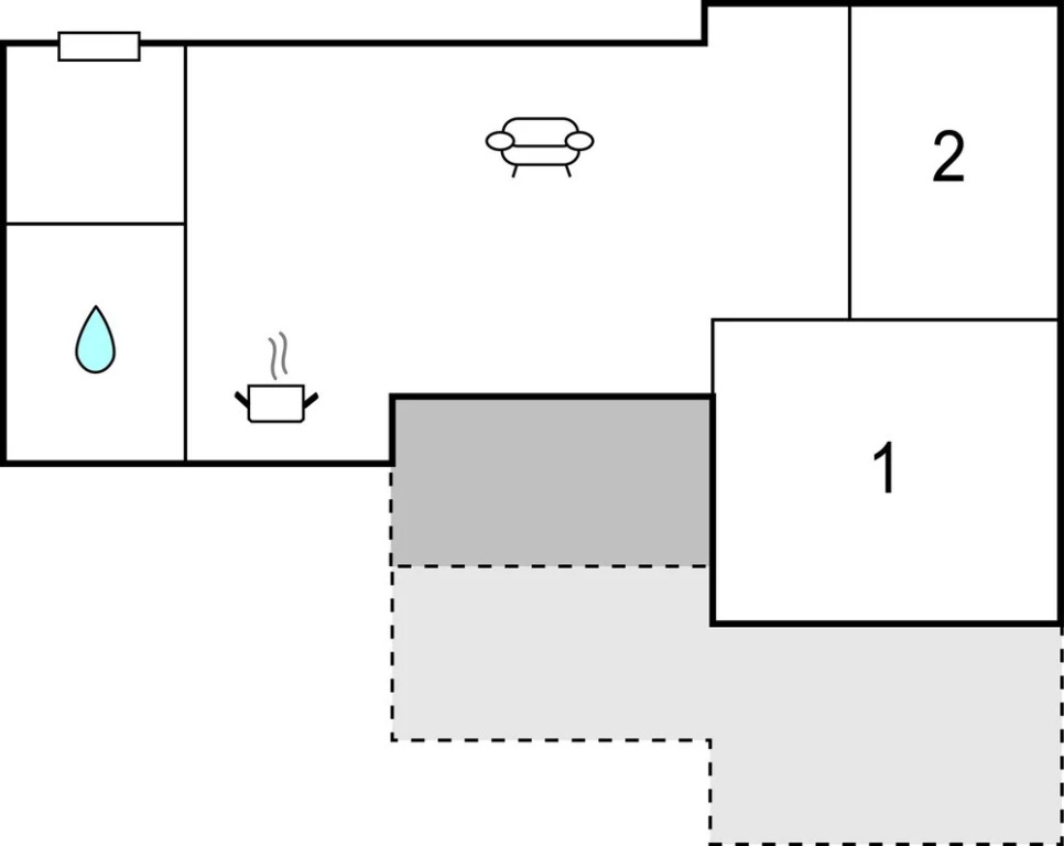 2 Bedroom Cozy Home In Hyltebruk