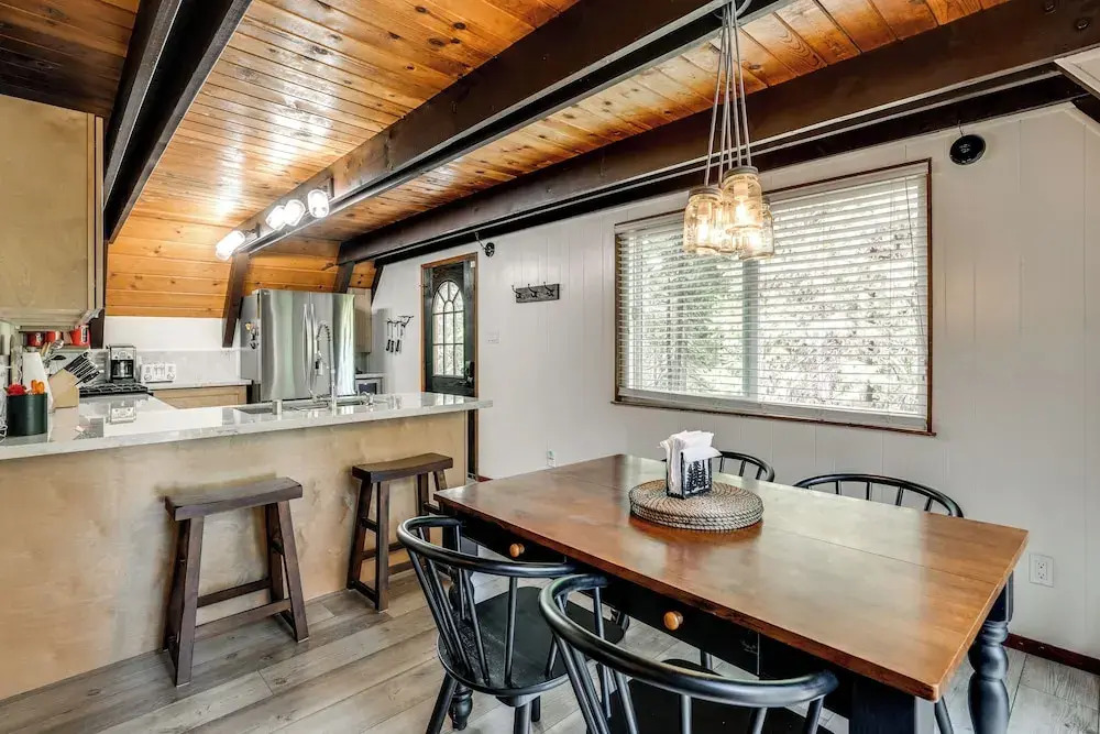 Sleek Blue Lake Springs Retreat w/ Deck & Yard!