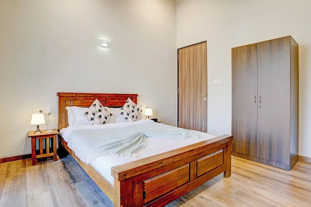 Elivaas Irene Jade 3BHK Pvt Pool Garden with Balconies