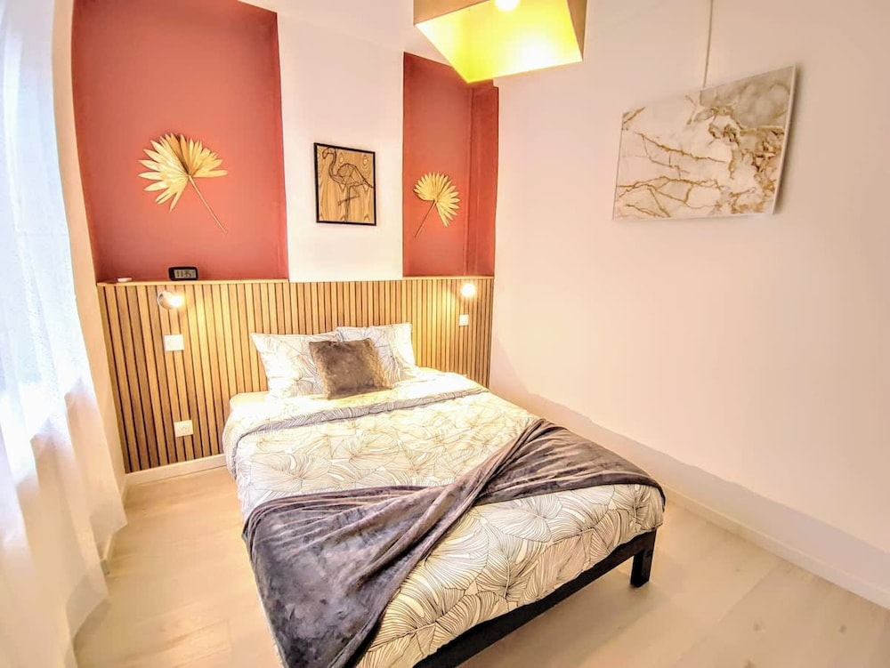 Japandi 4 Chambres Wifi Proche Parc Barbieux