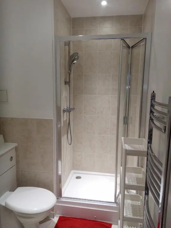 En-suite room, 1Gb fast Wi-Fi, Monitor, Kingsize bed, close Sainsbury's &Wandle PARK