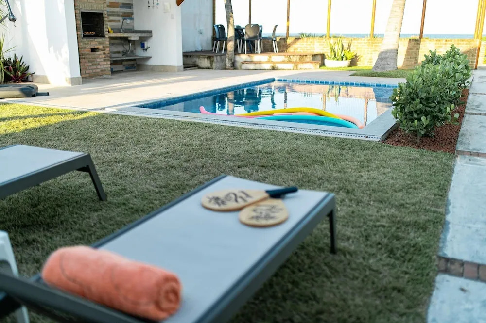 Maravilhosa casa pé na areia em Itamaracá