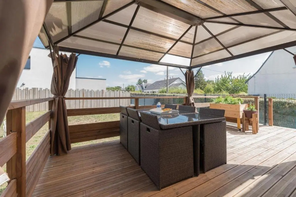 Maison de famille avec jardin à 10min de la plage